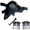 Generic Tamburo Freno per Bicicletta BR M7100 BR-M7100 Pinza Freno a Disco MTB 2 pistoncini con pastiglie Freno in Resina G05S J05A Metallo J04C Tamburo Freno Posteriore per Biciclette