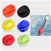 ANROI 6 PCS Supporti Canna da Pesca Fissa - Nero, Gommato, Montaggio Superficiale