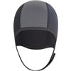 harayaa Cappuccio Subacqueo Cappello Nuoto Cuffia Muta Protezione Termica Copertura Orecchie Neoprene Cinturino Sotto Mento Cuciture a Pannelli Adatto a, Grigio