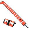 Generico Diving Marker Buoys - High Visibility Inflatable Nylon Safety Sausage Tube | Diving High Visibility Cute Marker Buoys Diving 1.8x15cm For Deep Diving Snorkeling Spear Fishing Underwater Activitie