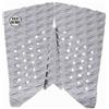 Baoblaze Surfboard Traction Pad per Coda Tavola da Strato Antiscivolo E Fori di Scarico per Stabilità Eva Leggero a Tre Sezioni Adatto a Surfisti Manovre E Partenze in Mare, Bianco