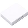 Naroote Stampo per Esche Morbide Bianco 4 cavità Design della Coda a Paletta per gli Appassionati di Pesca Che Realizzano Esche Personalizzate Materiale PETG 5,5x4,5x0,5 Cm