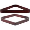 NESTINGHO Portapalle da Biliardo Forma Triangolare e Rombo 2 Pezzi Triangolo in Legno, Rack per Palline da Pool e Biliardo, per 9 Palle Accessori per Tavolo da Snooker per Locali