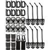 GATHINESS Kit Clip per Borsa Militare, Accessori Zaino in Nylon Nero, per Tenere Penne e Piccoli Oggetti, Campeggio e Arrampicata