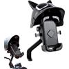 JINGLING Porta Telefono da Moto Supporto A Casco con Rotazione 360° | Adatto A Telefoni 8,9-18,3 Cm Per Moto Ideale Per Bicicletta, Specchietto Retrovisore, Mountain Bike E Outdoor