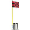 FytStycale Asta da Golf Palo Bandiera Set, Giallo, Rosso, Nero, style to 6