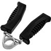 JEWEDECO Grip Strengthener A-type con Maniglia a Molla Nero | Pp e Acciaio a Molla, per Palestra e Riabilitazione, Design Ergonomico Portatile
