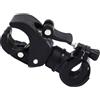 LIFKICH Sturdy Light Rack con Supporto Antiscivolo, Clip in ABS Nero per Torcia da Mountain Bike
