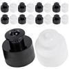 WESIEVYA 24 Pezzi Tappo per Bottiglia Sportivo in Plastica 28mm Chiusura Push Pull, Leggero e Resistente, Sigillo Ermetico per Cucina e Ristoranti