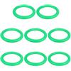 KJHBV 8 Pezzi Supporto per Palloni in Pp Base Rotonda Antiscivolo da 18cm, Organizer Multifunzionale per Basket e Calcio, per Casa e Negozi