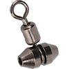 Generic Girelle da Pesca a 3 Vie da 10 Pezzi, Durevoli, in Ottone, Rotanti per la Pesca in Acqua Dolce e Salata (Medio)