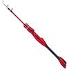 NexRen Canna telescopica da pesca sul ghiaccio, 70 cm, ultraleggera, sensibile (rossa 90 cm)