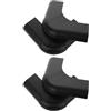 Holibanna Protezione Angolo Tavolo da Biliardo in Nylon Nero 4 Pezzi | Pool Table e Billiard Table, Bordi Lisci e Struttura Compatta, Copri Angoli Mobili