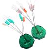 Ciieeo 20 Pezzi Stop Galleggiante da Pesca Float Stops in Silicone Set Perline Ferma Filo Leggero Perline Anti-groviglio per Lenza per Appassionati di Pesca