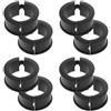 minkissy 8 Pezzi Guarnizioni per Manubrio Bici Nero in Silicone