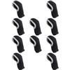 GLEAVI Coperture Protettive per Mazze da Golf Putter in Neoprene Nero, 10 Pezzi, Portatili e Ben Cucite, per Viaggi e Trasporto in Borsa