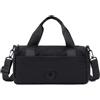 Generic LVJMJ - Borsone da palestra piccolo e leggero, 20 l, in tessuto Oxford, impermeabile, con manico superiore, tracolla per yoga, viaggi, Nero , M, Casual