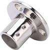 SIXRUN Base Rotonda per Corrimano Barca, Supporto per Tubo in Acciaio Inox 316 25 Mm for Montaggio su Barca