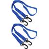 Healeved 2 Pezzi Cinturino per Scarponi da Sci in Nailon Blu Multifunzionale Compatto, Lo Sci per Prevenire Mal di Schiena