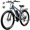 Pudari Adult electric bicycle E8 upgraded version, detachable battery, 29 inch * 2.1 thick wear-resistant tires, thick frame, 21 speed commuter electric bike, road bike, mountain bike, and electric bike.