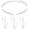 PHENOFICE Cinturino per Maschera da Sub in Silicone, Fascia per Maschera Regolabile 4 Pezzi per Occhiali da Sub, Adulto, Immersione e Nuoto