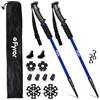 Fyror 2 bastoncini da trekking telescopici da 62-135 cm con sistema anti-shock.