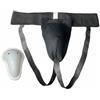 TISHITA Conchiglia Protettiva Uomo Coppa Inguinale Sospensorio Paracolpi Protezione Zona Sensibile Leggera 100g-158g Traspirante E Durevole Adatta per , Nero , L