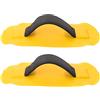 GATHINESS 2 Pezzi Maniglia per Kayak e Maniglia di Sostegno per Gommone, Neoprene e Tessuto, Giallo, Facile Installazione, per Rescue Board e Barche Gonfiabili, Sport Acquatici e Lunghi