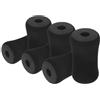 Baluue 6 Pezzi Copertura per Macchina Leg Extension Cuscinetti Piedi in Schiuma