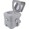 H-YEEU 20L WC Portatile da Campeggio Chimico Toilette Gabinetto Bagno Chimico Portatile capacità di Carico 130KG per Camper Casa Rimovibile WC Chimico da Viaggio