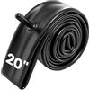 Tbest Camera D'aria per Bici da 20 Pollici Camera D'aria per Bicicletta per Bici 20x1.75 1.95 2.0 2.125 Valvola in Gomma da 32 Mm con (4 camere + levagomme per copertone)