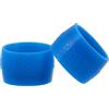 ULTECHNOVO Anello di Fissaggio per Manubrio 1 Coppia 2 Pezzi Bici Anello per Nastro Manubrio in Gomma Blu Antiscivolo Gestione Cavi Ciclismo Mountain Bike