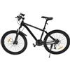 FUROMG Bicicletta 26 Pollici Premium Mountain Bike 21 Marce, Freno a Disco, Sospensione Anteriore, Nero, Adatta da 160 cm, Mountain Bike 26 Pollici per Ragazze, Biciclette per Ragazze, Ragazzi, Uomini