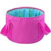 Totority Bacinella Contenitore Portatile Resistente Pieghevole da 15l Oxford 600d per Acqua Multifunzionale e Pieghevole a Forma di Pentola Colore Casuale per Campeggio e