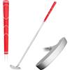 Generic Putter portatile in metallo con impugnatura di ricambio, 3 sezioni, staccabile, per sport all'aria aperta, facile da usare per sport all'aria aperta