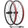 LSRRYD Set di Ruote per Bici Pieghevoli 451 BMX 100/130mm QR V Brake 7-10 Velocità | Cerchioni a doppia parete in lega di alluminio, cuscinetto sigillato, corpo della cassetta in acciaio