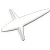 Sele Trolling Teasers Aeroplanino Scorrevole per Pesca a Traina Costiera e Spinning, Divergente per Esche Siliconiche e Raglou, Colore Bianco, 13 cm, 40 g