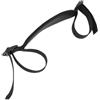 Lurrose Cinturino per Maschera da Immersione Nero in Scr e Nylon con Fibbia Regolabile, Fascia Elastico Spessa per Nuoto e Snorkeling che Protegge L'acconciatura e Offre Calore Extra