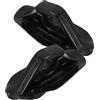 Alasum 2 Pezzi Clip per Pagaia da Kayak in PVC Nero Accessorio per Pagaia Installazione Facile Elastico e Sicuro per Kayak e Canottaggio e Barca