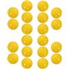 Alasum Palline 74mm Pickleball da 20 40 Fori Pezzi da Allenamento | Design Cavo Flusso D'aria, Stabile, per Sessioni Outdoor e Principianti