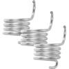 BESPORTBLE Molla di Ritorno Pedale Freno Metallo Argento Facile Installazione 3 Pezzi Design di Precisione per Golf Cart Elettrico per Parti e Accessori Golf Cart