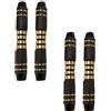 Healeved 4 Pezzi Barrel Freccette Elettroniche 16 Grammi in Rame Nero
