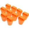 Alasum 10 Pezzi Tappo di Scarico per Canoa a Pressione, Tappo per Scafo in TPE Arancione, Flessibile e Resistente all'Usura, per Fori di Drenaggio di Barche e Pedalò