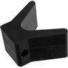 GALPADA Boat Trailer Roller, Rubber Trailer Stop, Fermo di Prua in Gomma Nero a V per rimorchio Barca, Supporto 2 Pollici per Yacht e Kayak