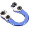 UPKOCH Fibbia a Forma di U per Arco da Tiro Arco in Alluminio Blu, Facile da Montare e Smontare, Riduce Rumore, Accessorio Viti per attività Outdoor e Pesca