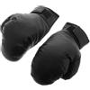 YARNOW Guanti da Boxe, Guantoni Boxe per Ragazzo, Pu e Schiuma, Neri, Design Child Friendly, per Allenamento e Taekwondo,