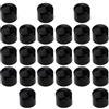 IMUSINICE 50 Pezzi Cuscinetto Cup Pu Nero per Truck Skateboard Cruiser Grande