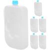 COHEALI 6 Pezzi Ice Cooler Pack, Cooler Ice Case Riutilizzabile in PE Bianco, Raffreddamento Rapido, Leggero, per Serbatoio d'Acqua del Raffrescatore e Lunch Box, Uso Domestico, Atmosfera