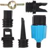 Happyyami Adattatore per Valvola Aria SUP in Lega e Nailon, Connettore Multifunzione per Pompa Elettrica, Alta Efficienza di Gonfiaggio per Paddle Board e Gommoni Gonfiabili