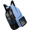Generic Borsa da Nuoto Grande in Rete con Coulisse e Tasca Ad Accesso Rapido per Nuoto, Palestra e Attrezzatura da Spiaggia PVC 47,9x16,5x32,0 Cm